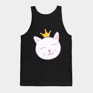 Laughing cute cat Tank Top